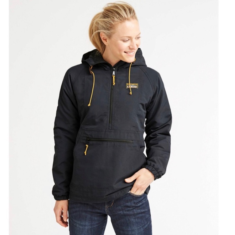 Black Women’s Medium LL Bean Insulated Quarter Zip - Picture 3 of 5
